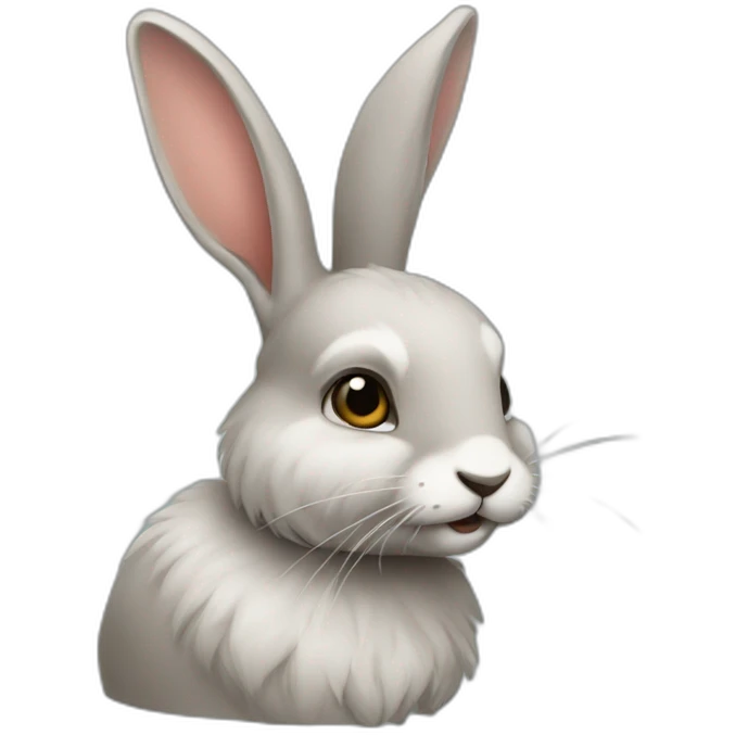 Lapine gothique emoji