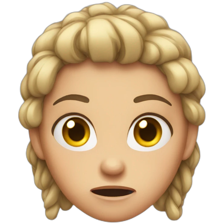 Angry girl emoji