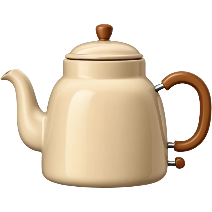 beige teapot smeg emoji