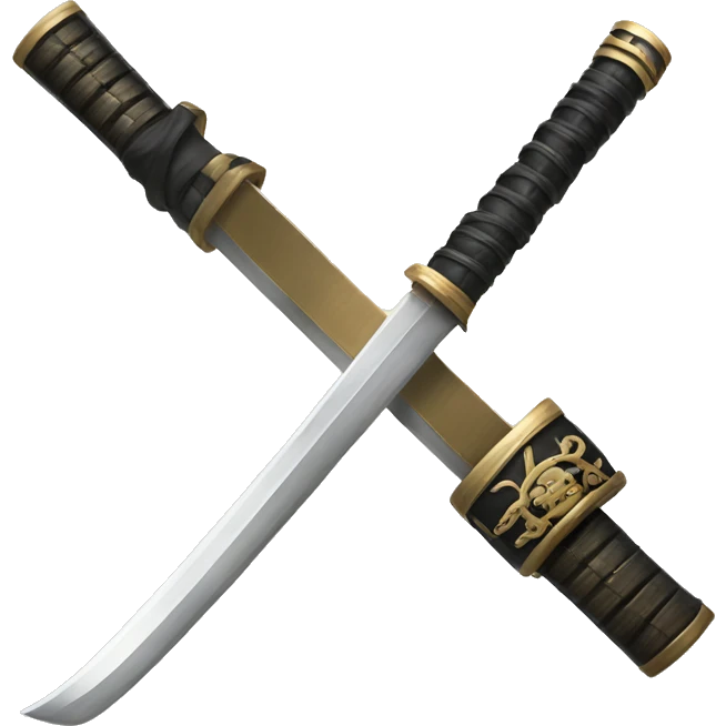 Japanese samurai sword emoji