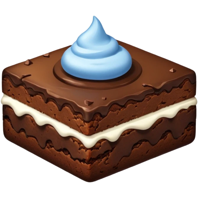 brownie emoji