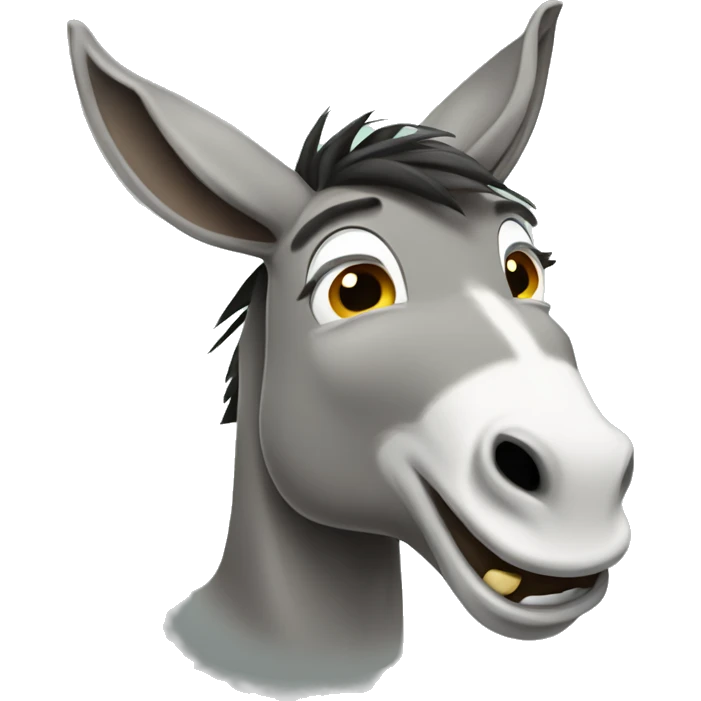 donkey braying emoji