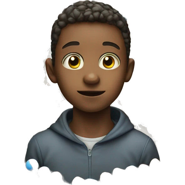 IMAGE OF A BOY WHO IS HARD TO EAT CANDY emoji