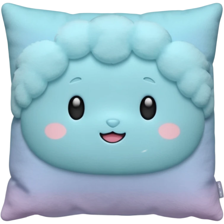 cushions cute no faces pastel colors emoji