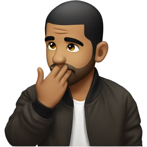 drake blowing a kiss emoji