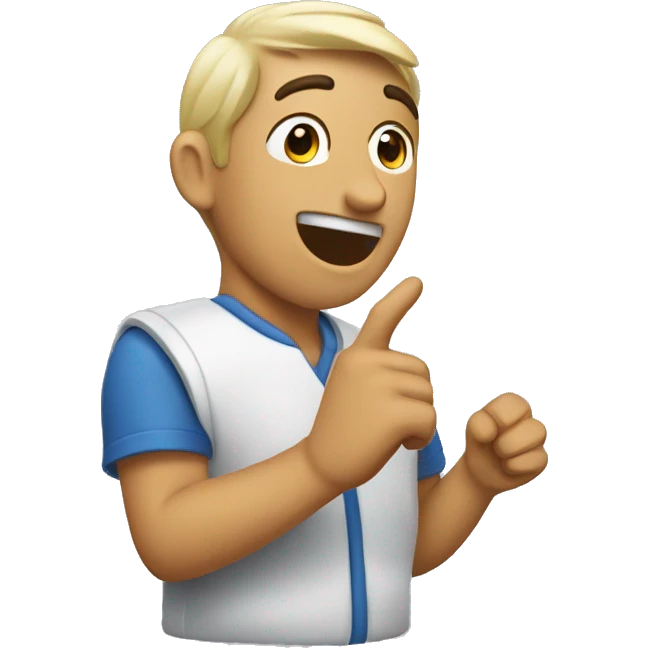 Mano  haciendo  el numero   4 emoji