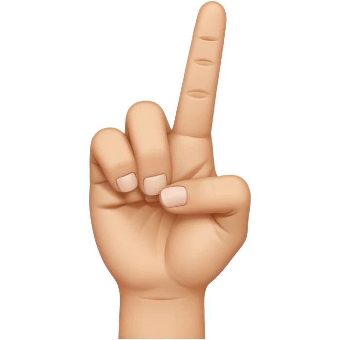 Orta parmak çeken emoji emoji