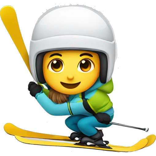 Skiing emoji