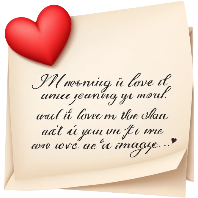 Morning love message emoji