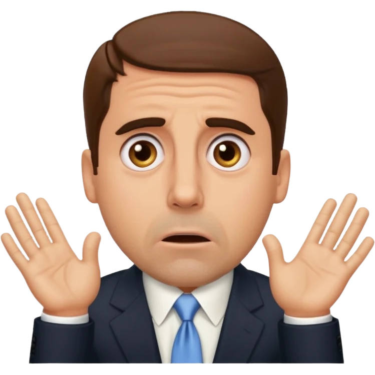 the office michael saying NO  GOD NO emoji