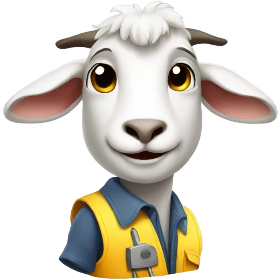 Goat electrician  emoji