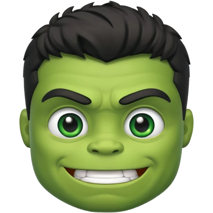 Hulk and its also cute emoji