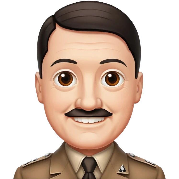 Hitler smiling emoji