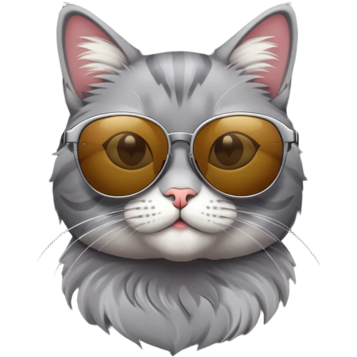 Cat wearing sunglasses emoji