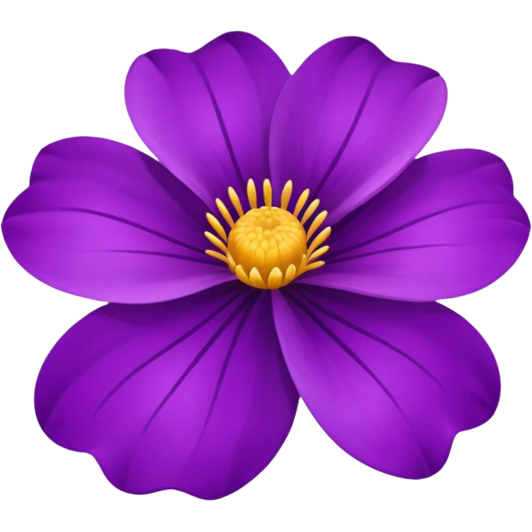 Flor morada  emoji