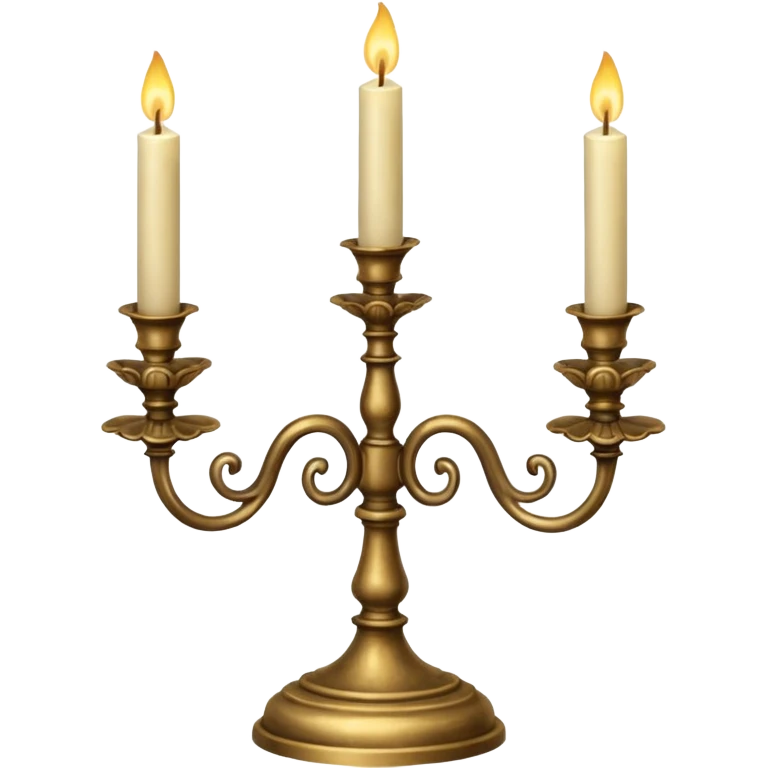 Vintage candelabra  emoji
