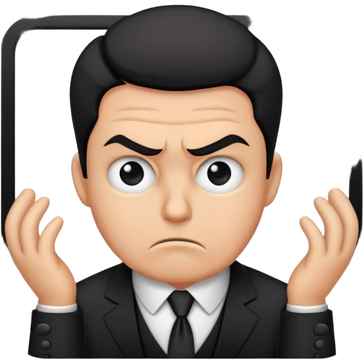 Разочарование из-за неуважения собеседника законов emoji