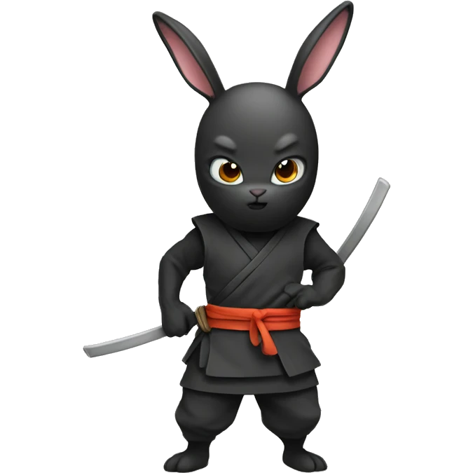 ninja rabbit emoji