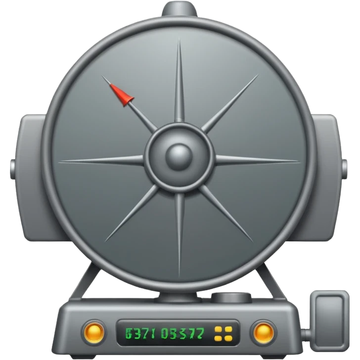 Military radar emoji