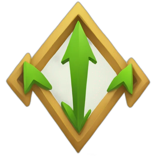 invest arrow emoji