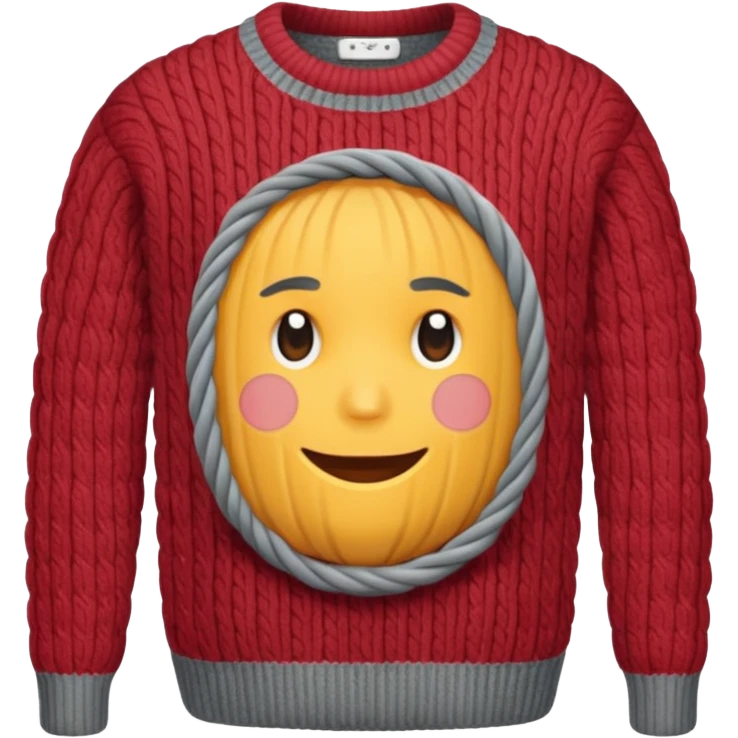 grey wool sweater emoji