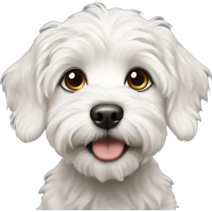 Westiepoo puppy emoji