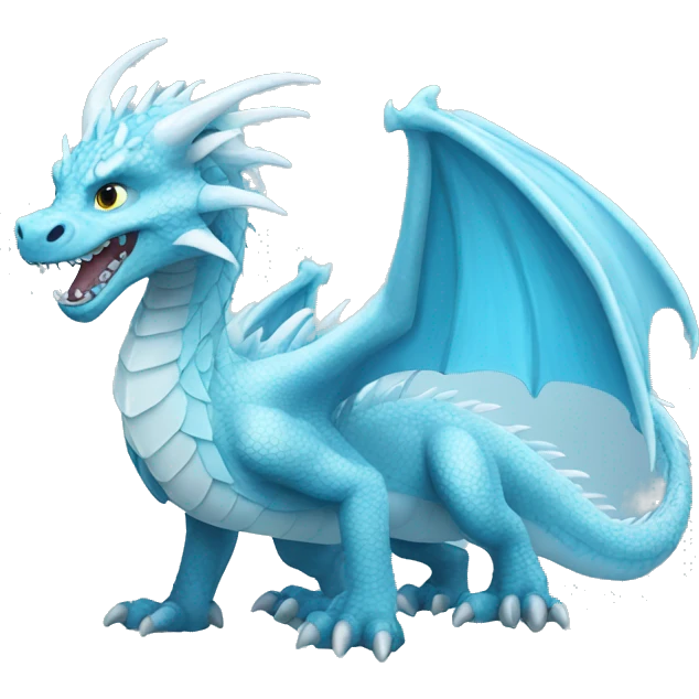 Ice dragon emoji