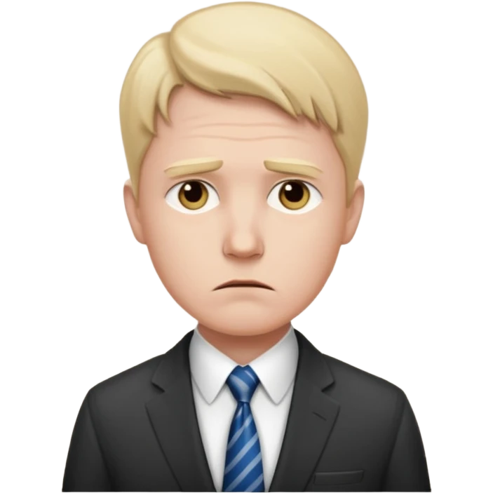 Mach mir einen Traurigen trader der and der wallstreet arbeitet emoji