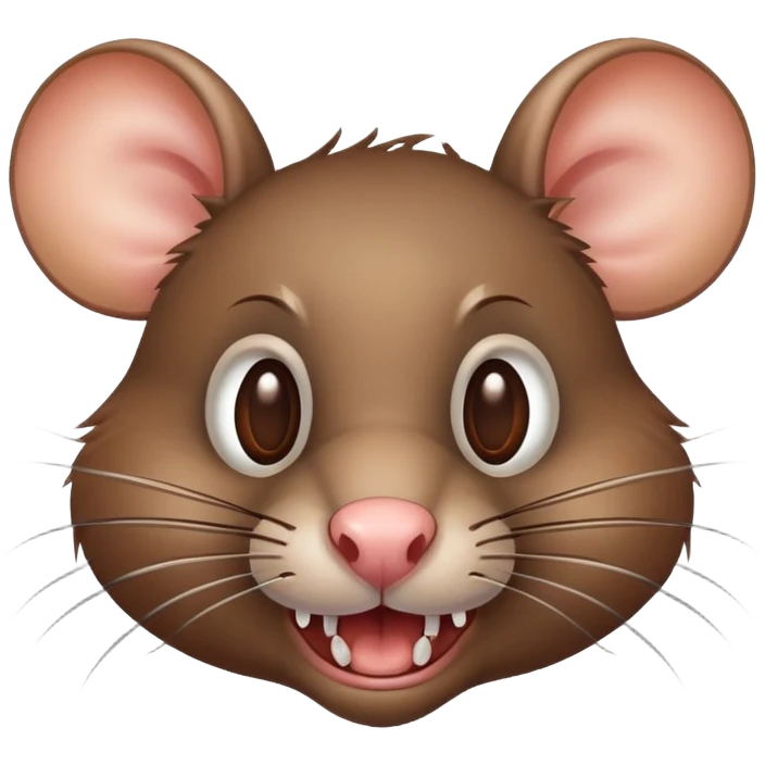 Rat with big front teeth emoji