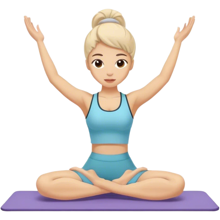Pilates girl  emoji