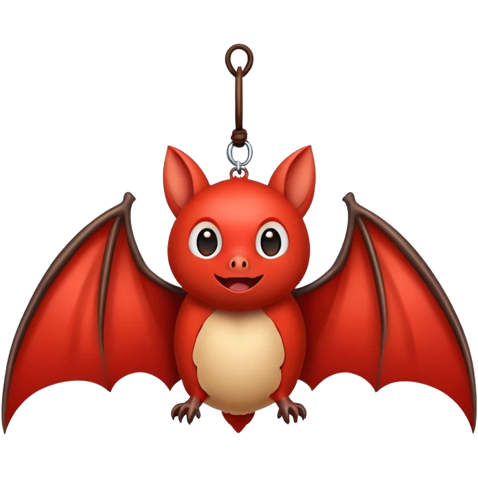Red bat emoji