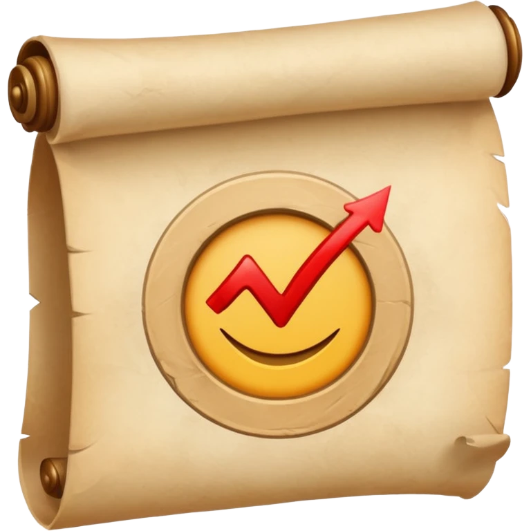 scroll with a check mark on it emoji