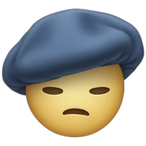 blob beret emoji
