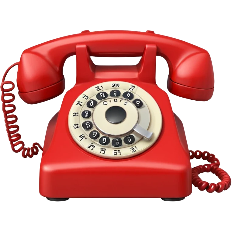 Phone hotline phone emoji