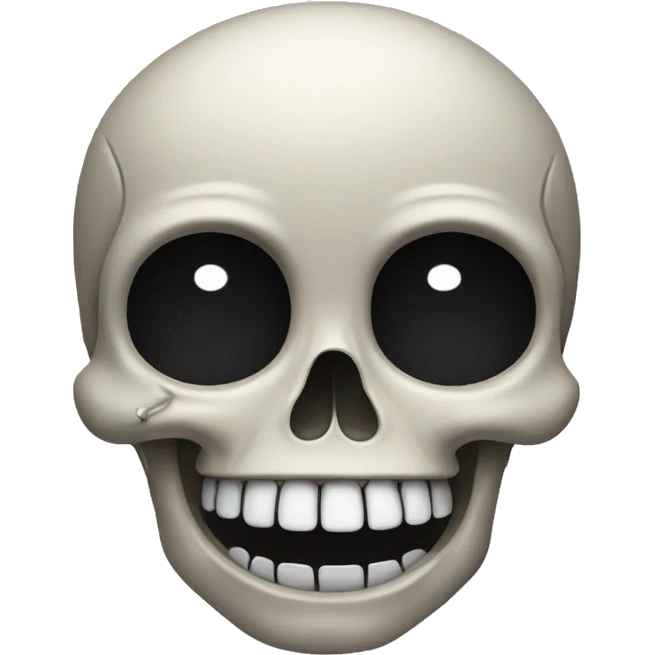Crying skull emoji