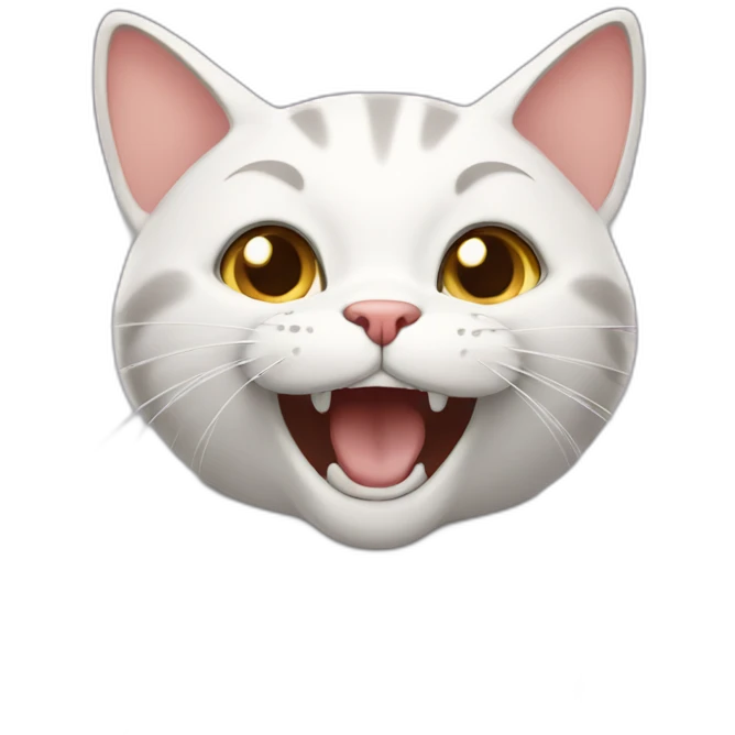 Excited cat emoji