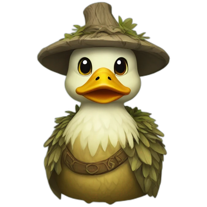 Duck druid emoji