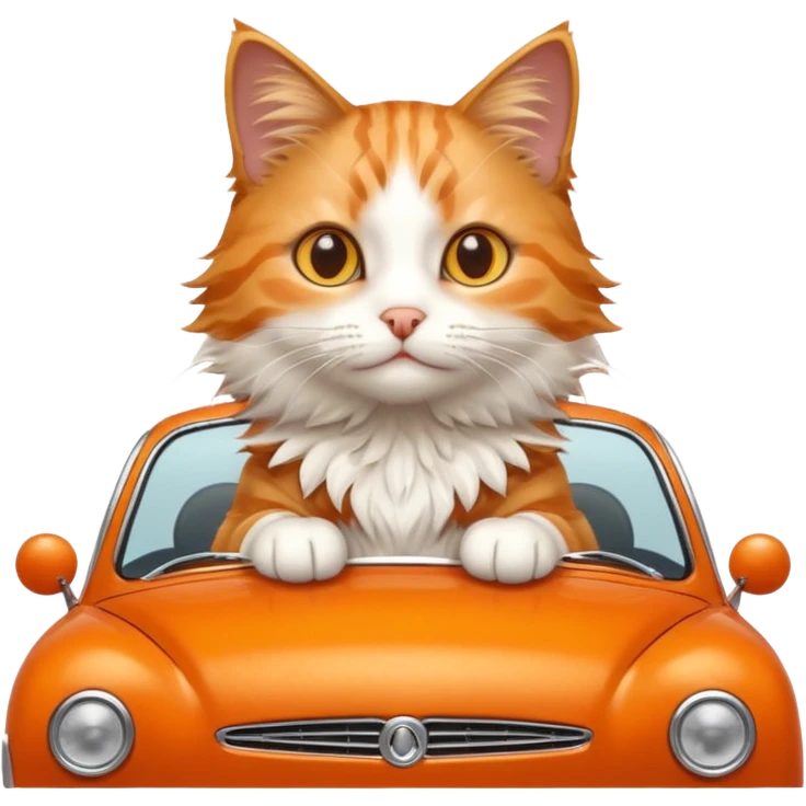 cat on car emoji