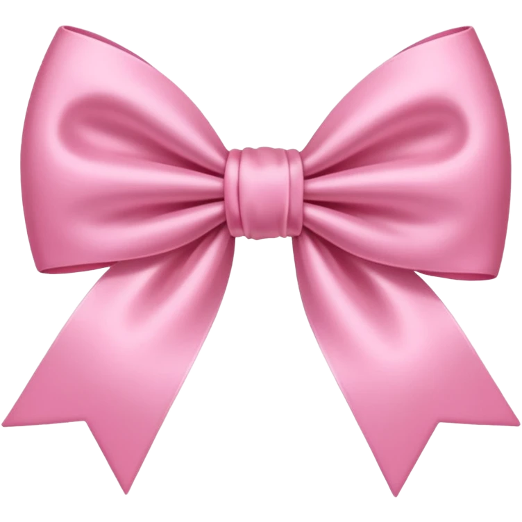 Cute coquette bow emoji