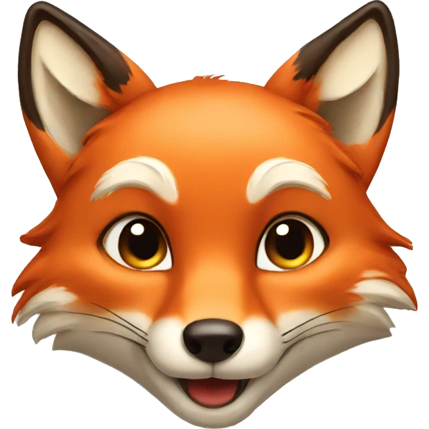 flirtatious loving fox emoji