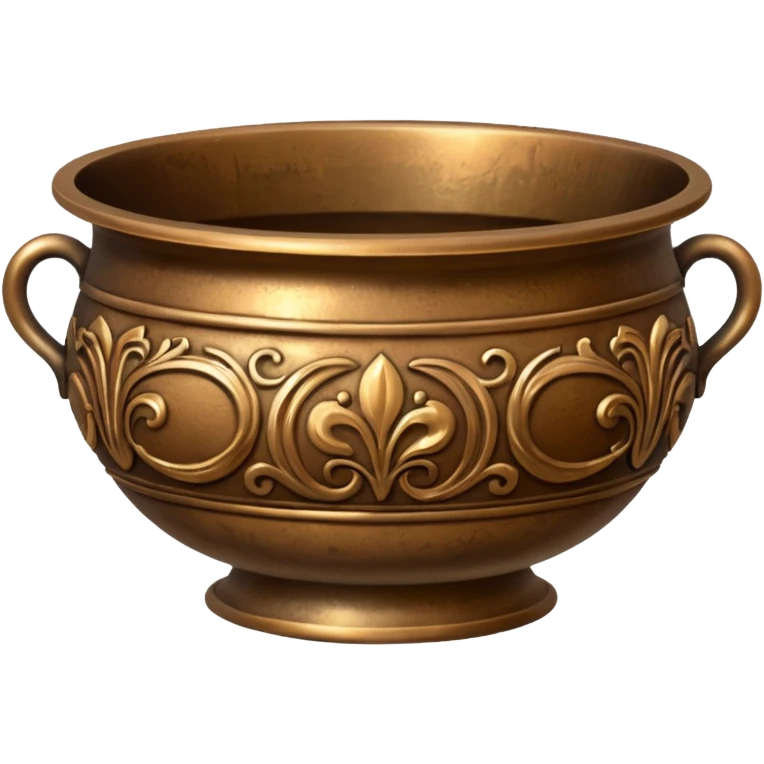 bronze monk alms bowl emoji