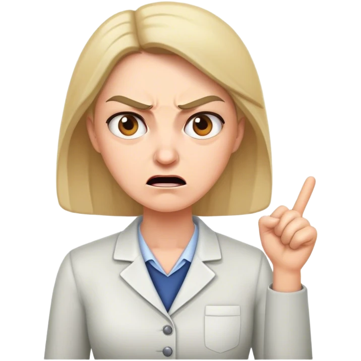 Lehrer der wütend ist emoji