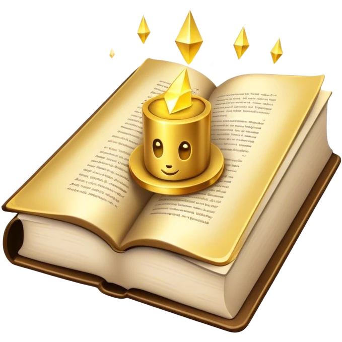 a magical book emoji