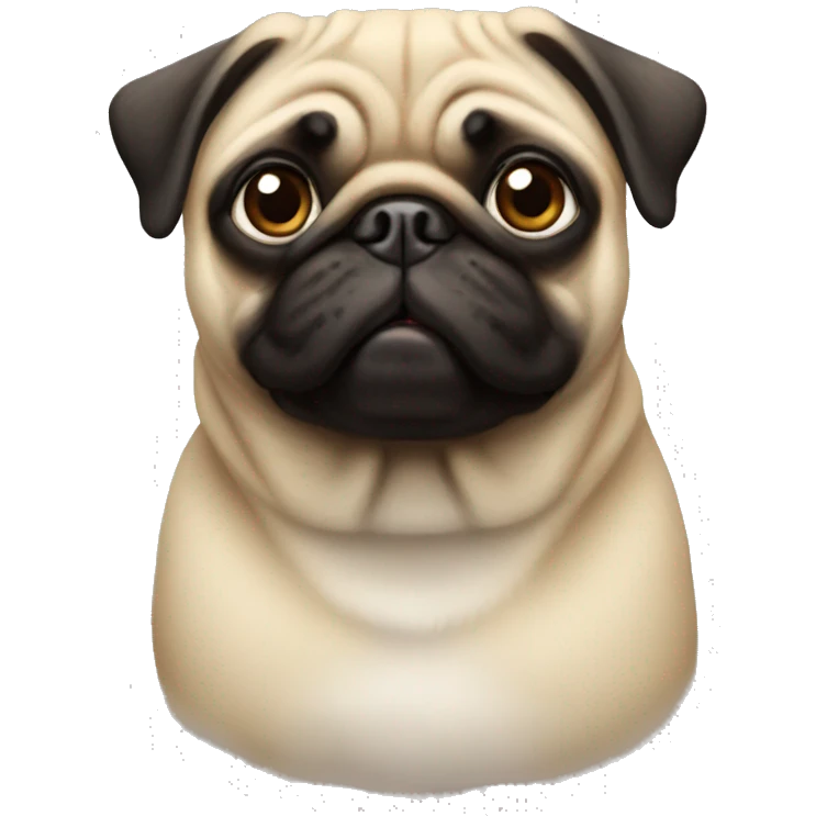 Dog pug emoji