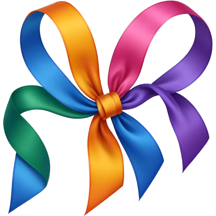Ribbon of same design in all colors emoji