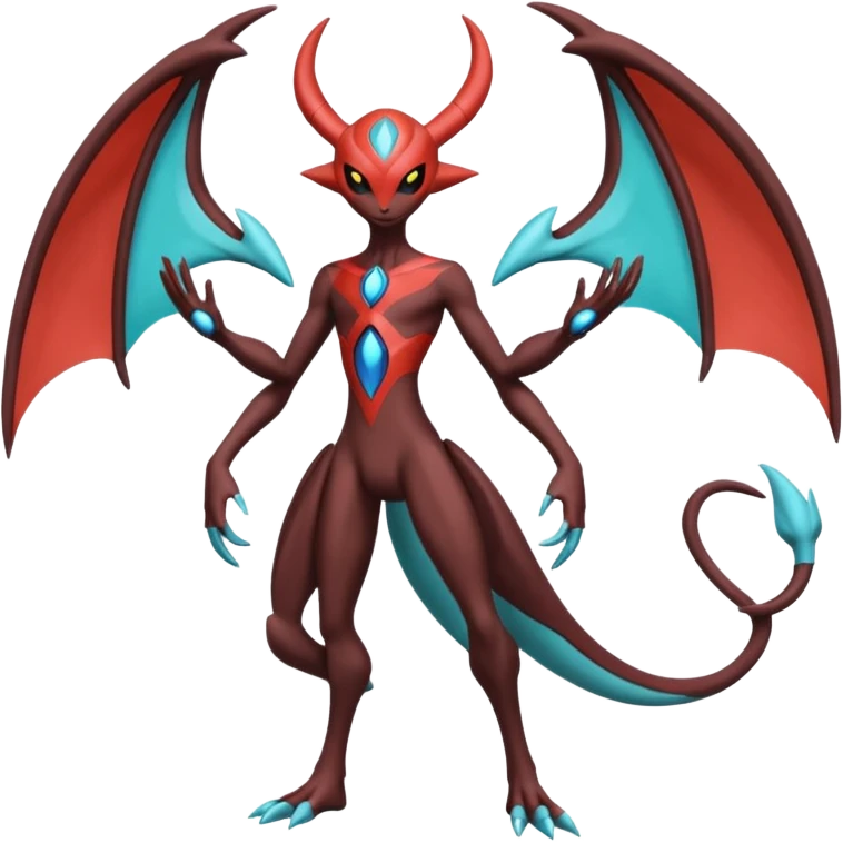 Deoxys-Darkrai-Yveltal-Lunala-Fakémon-hybrid-creature (full body)  emoji