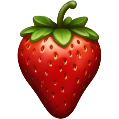 Strawberry with chocolate  emoji