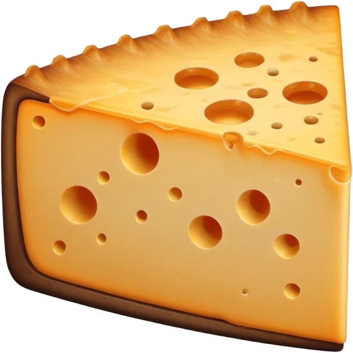 dark brown cheese emoji