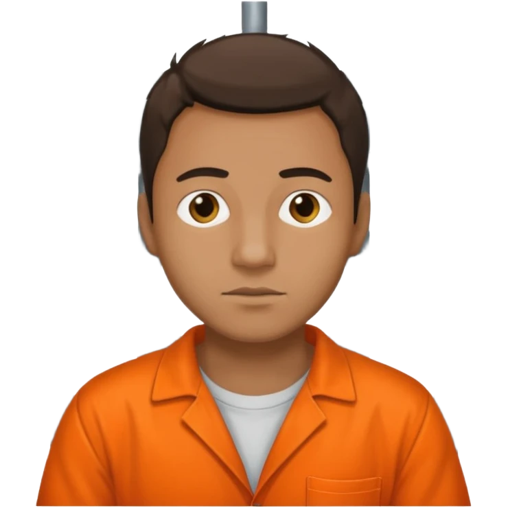 prison cell with a guy emoji
