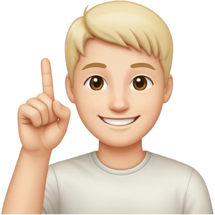 smiling face holding up middle finger emoji